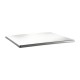 Topalit Classic Line rechthoekig tafelblad wit 110x70cm