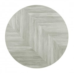 Bolero Voorgeboord Rond Tafelblad Chevron Design 600mm