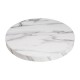 Bolero rond tafelblad marmereffect 600 mm - voorgeboord