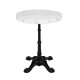 Bolero rond tafelblad marmereffect 600 mm - voorgeboord