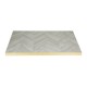 Bolero Rechthoekig Tafelblad Chevron-Ontwerp 1100 mm x 700 mm