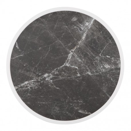Bolero Rond Tafelblad Glasvezel Donker Granieteffect 580mm