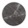 Bolero Rond Tafelblad Glasvezel Donker Granieteffect 580mm