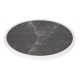 Bolero Rond Tafelblad Glasvezel Donker Granieteffect 580mm