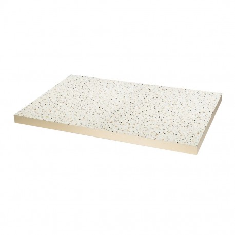 Bolero Rechthoekig Tafelblad In Terrazzostijl, 1100x700mm