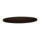 Topalit Classic Line rond tafelblad wengé 70cm