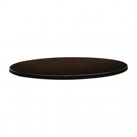 Topalit Classic Line rond tafelblad wengé 70cm