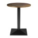Bolero Complete tafel Rond donker hout effect 600mm