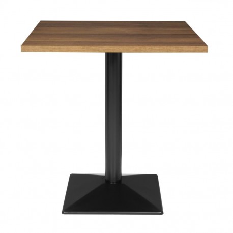 Bolero Complete Vierkante Tafel 700mm - Bruin/Zwart