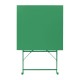 Bolero Perth vierkante tafel bosgroen 600 mm – gepoedercoat staal