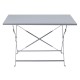 Bolero Pavement Style klaptafel grijs 1100 x 700 mm - Gepoedercoat staal