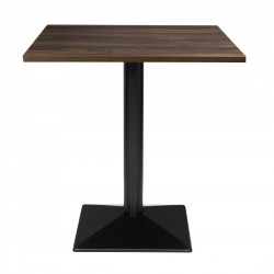 Bolero Complete tafel Vierkant donker hout effect 700mm