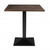 Bolero Complete tafel Vierkant donker hout effect 700mm