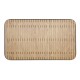 Bolero Santorini Rechthoekige Tafel Houteffect 1400 mm – Bruin Gepoedercoat Staal