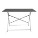 Bolero Pavement Style klaptafel zwart 1100 x 700 mm - gepoedercoat staal