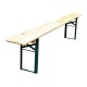 Opklapbare biertafel met banken 220(L)cm - Attends