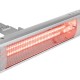 Tristar KA-5277 Terrasverwarmer voor Wandmontage - IP55 Waterbestendig - Aluminium Zilver