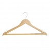 Bolero Natuurlijke Houten Kleerhangers – Set van 10 stuks