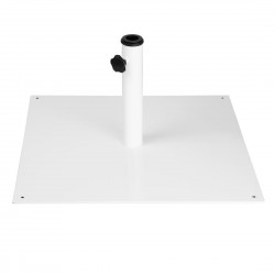 Bolero Platte Metalen Parasolvoet Wit - 18 kg