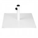 Bolero Platte Metalen Parasolvoet Wit - 18 kg