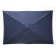 Bolero Sevilla Vierkante Parasol 2x3m Marineblauw – Aluminium Tuinparasol