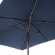 Bolero Sevilla Vierkante Parasol 2x3m Marineblauw – Aluminium Tuinparasol