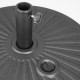 Bolero zwarte kunststof parasolvoet 40L – stabiele basis voor parasols