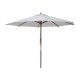 Bolero ronde parasol grijs 300cm – stijlvolle zonbescherming voor buiten