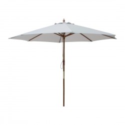 Bolero ronde parasol grijs 300cm – stijlvolle zonbescherming voor buiten