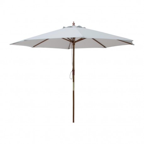 Bolero ronde parasol grijs 300cm – stijlvolle zonbescherming voor buiten
