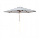 Bolero ronde parasol grijs 300cm – stijlvolle zonbescherming voor buiten