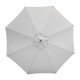 Bolero ronde parasol grijs 300cm – stijlvolle zonbescherming voor buiten