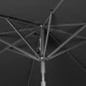 Bolero Sevilla Ronde Parasol 3M Diameter Zwart - Metalen Tuinparasol