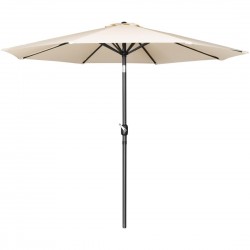 Bolero Sevilla ronde parasol crème – diameter 3 meter, aluminium paal