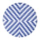 Bolero Parijse Stijl PE Rattan Barkrukken Blauw - Set van 2