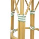 Bolero Parijse Stijl PE rattan barkrukken licht groen – set van 2 stuks