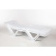 Resol Witte Ligstoelen Polypropyleen – Set van 4 Stuks