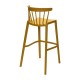 Attends Windson Barkruk Polypropyleen Okergeel - Set van 4 Stuks