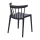Windson Polypropyleen Stoelen Antraciet – Set van 4 (Attends)