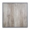 Bolero Tafelblad Gehard Glas met Houtnerfeffect - Grijze Rand 700mm
