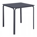 Bolero Adeline stalen vierkante tafel 700mm leisteen blauw