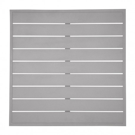 Bolero Aluminium Tafelblad Vierkant Lichtgrijs 700mm