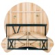 Bolero Duitse bierbank en ronde tafelset 1670x460mm – hout/bruin