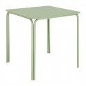 Bolero Adeline stalen vierkante tafel 700mm lichtgroen