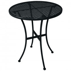 Bolero ronde stalen bistrotafel zwart 60cm (15 stuks)