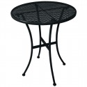 Bolero ronde stalen bistrotafel zwart 60cm (15 stuks)