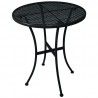 Bolero ronde stalen bistrotafel zwart 60cm (15 stuks)