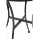 Bolero ronde stalen bistrotafel zwart 60cm (15 stuks)