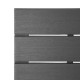 Bolero Valletta Grijze Lattentafel 780mm - Weerbestendige Tuintafel voor Binnen en Buiten