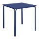 Bolero Adeline stalen vierkante tafel 700mm donkerblauw